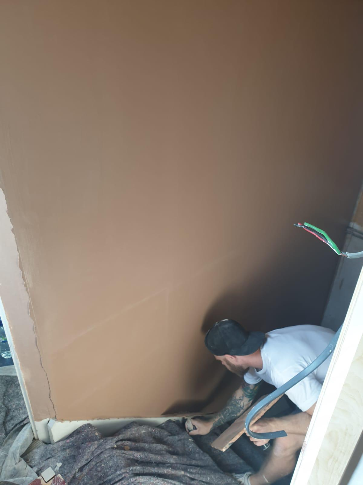 Skim plaster finish by J&Co Contractors in Hertfordshire