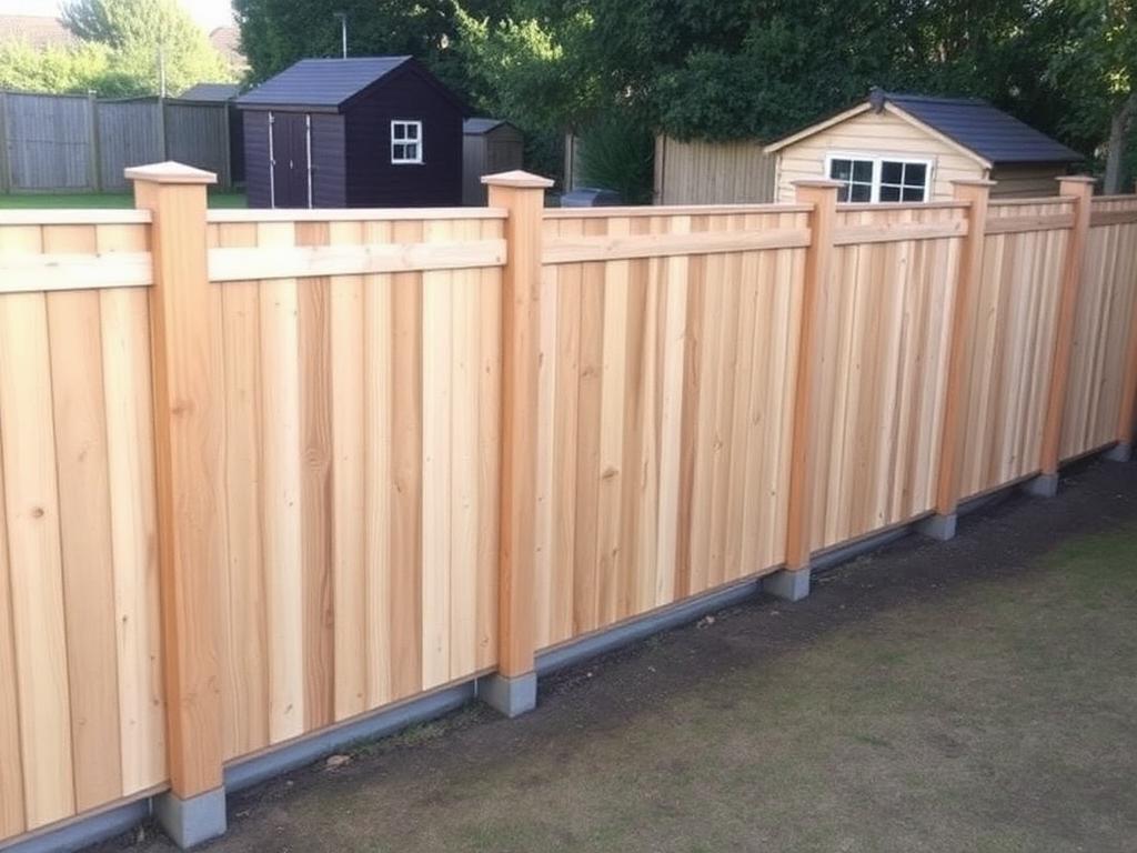 Fencing installation service — closeboard panels