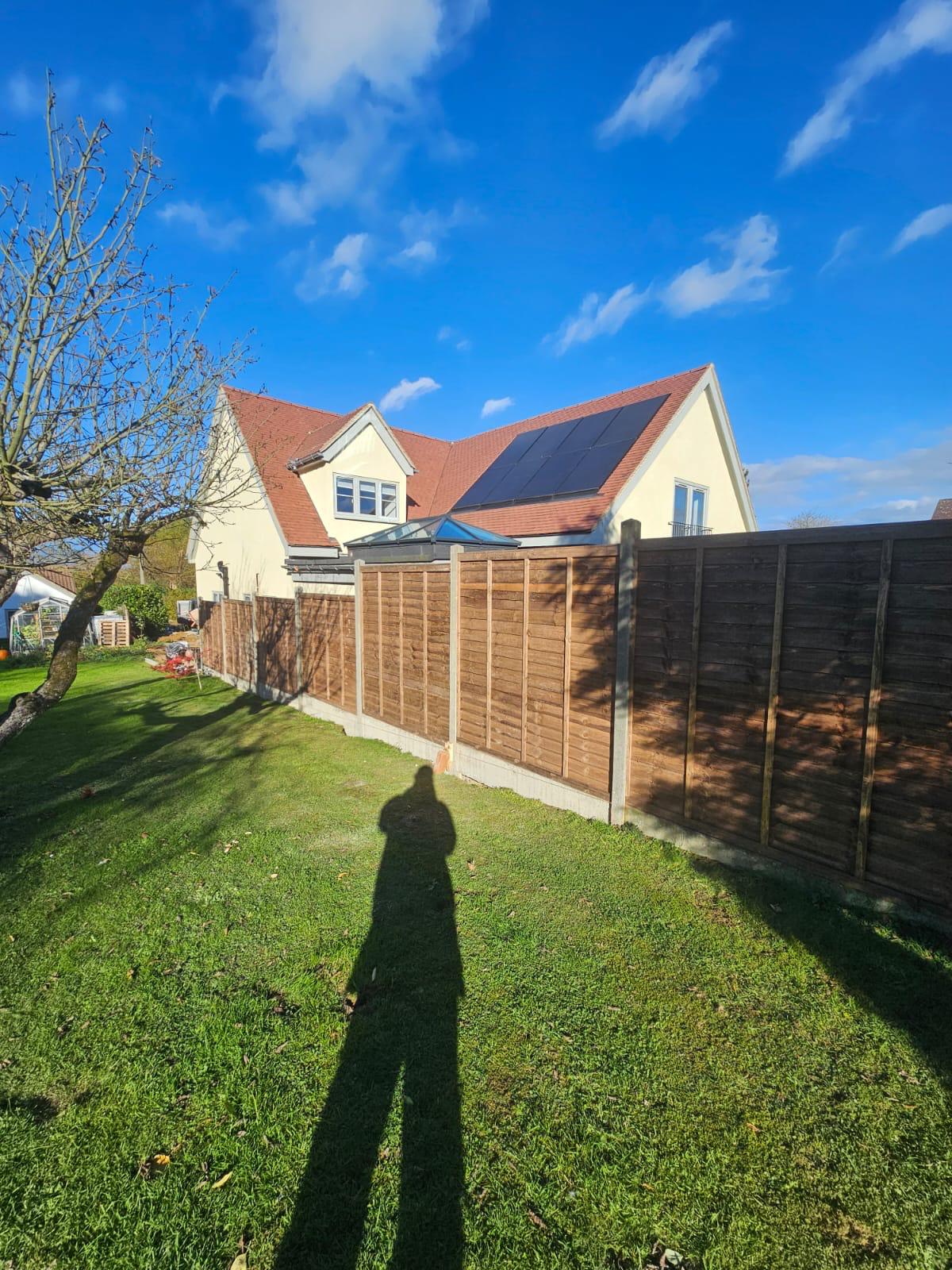 Fencing installation service — closeboard panels