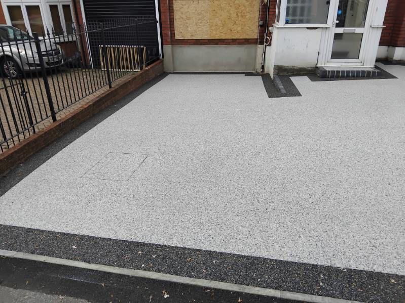 Newly laid block-paved driveway by J&Co Contractors in Hertfordshire